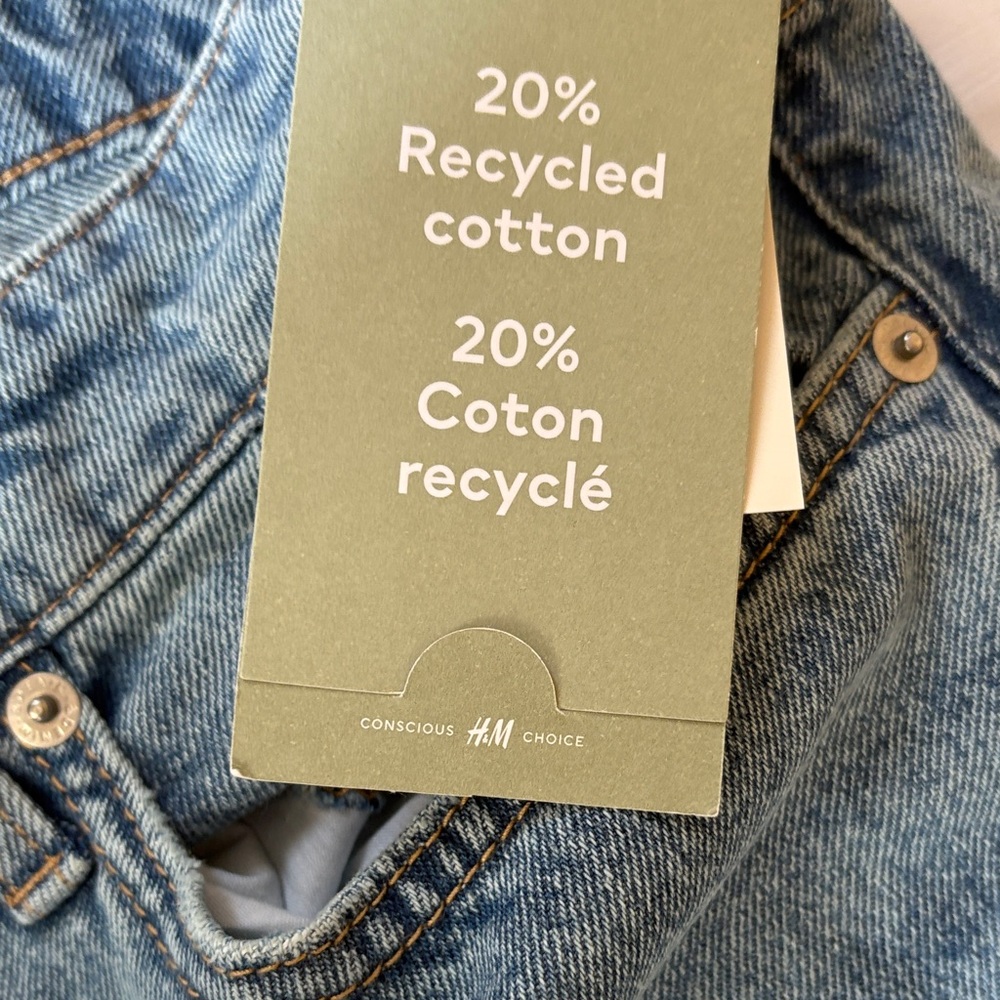 H&M Women's Light Blue Mom Jeans - Picture 5 of 6
